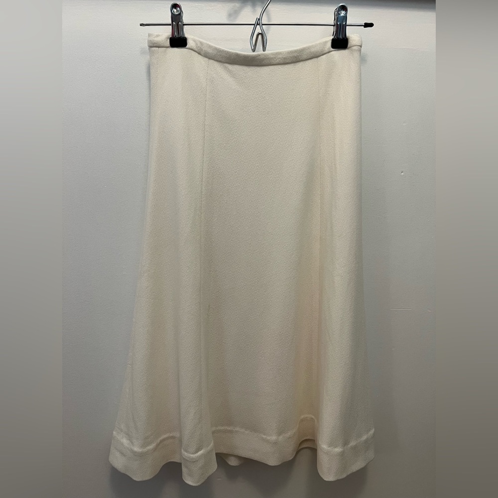 Babaton Pull On White Skirt